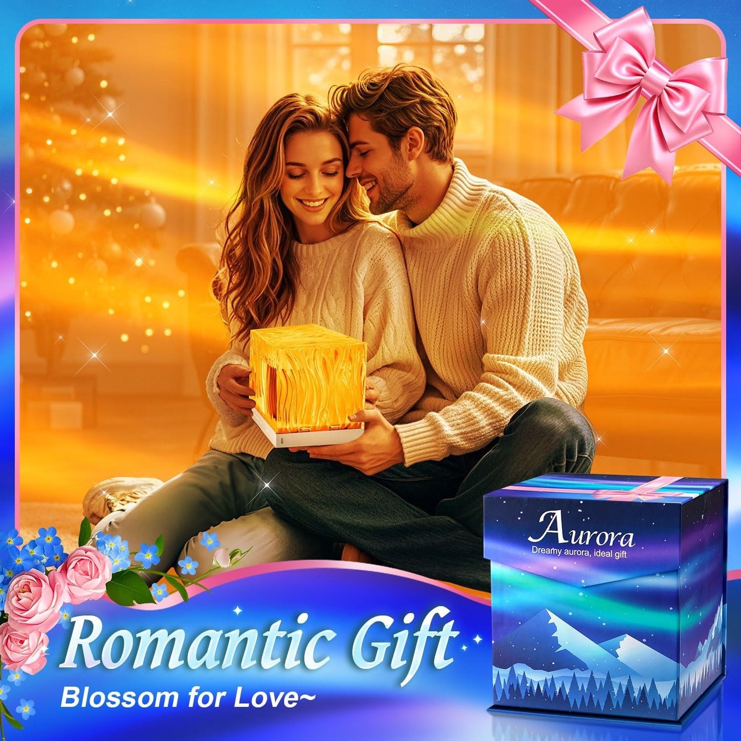 Northern Lights Projector Gifts for Teens Women Bedroom Decor